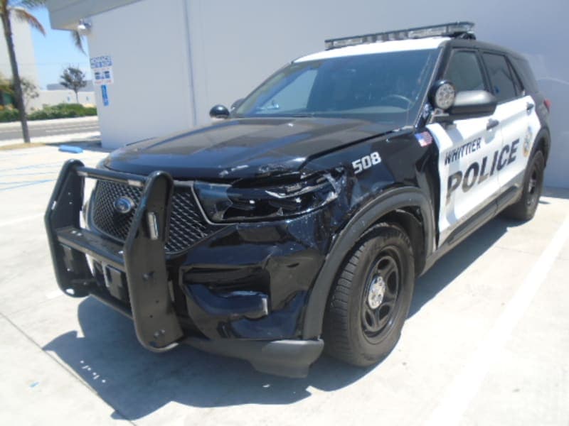 City Vehicle Before Repair - Damage Assessment
