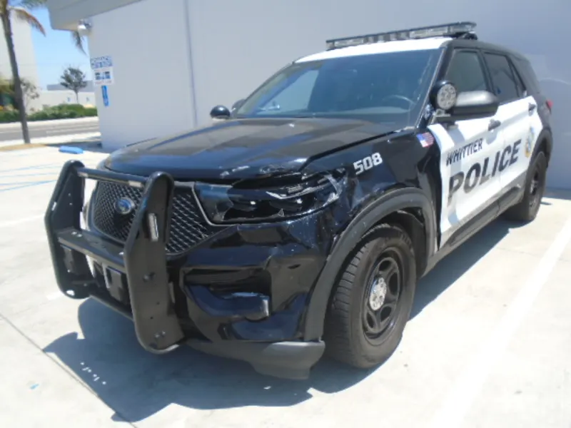 City Vehicle Before Repair - Damage Assessment