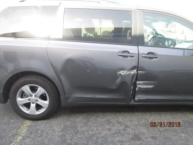 Toyota Sienna Collision Repair - Before