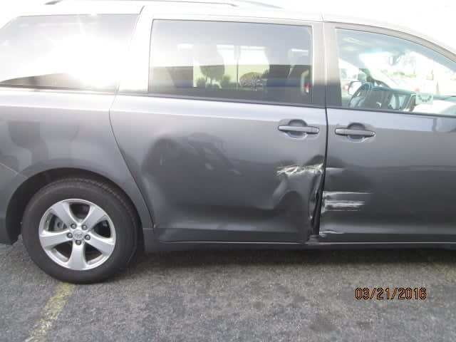 Toyota Sienna Collision Repair - Before