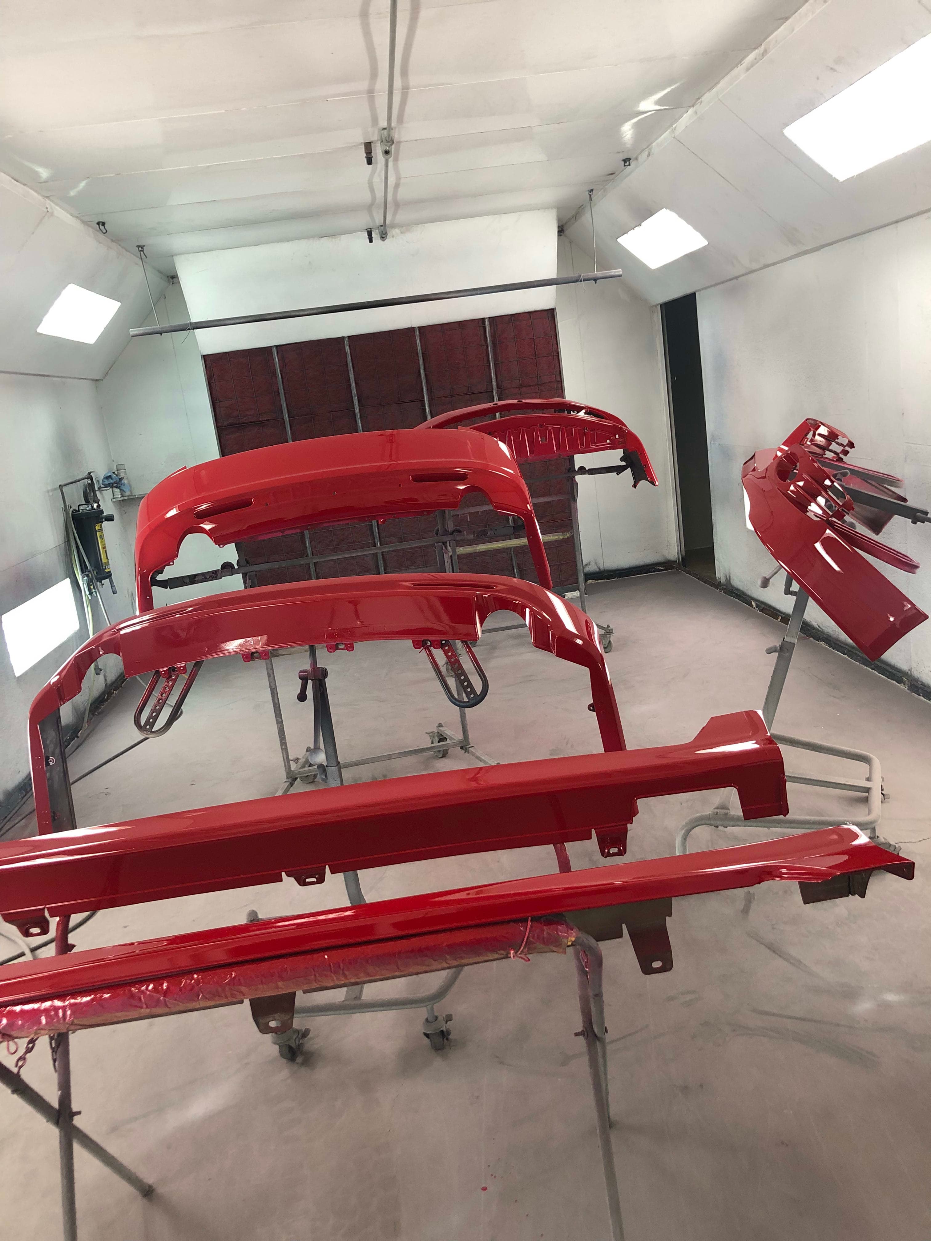 Red Car Paint Job - Stage 1