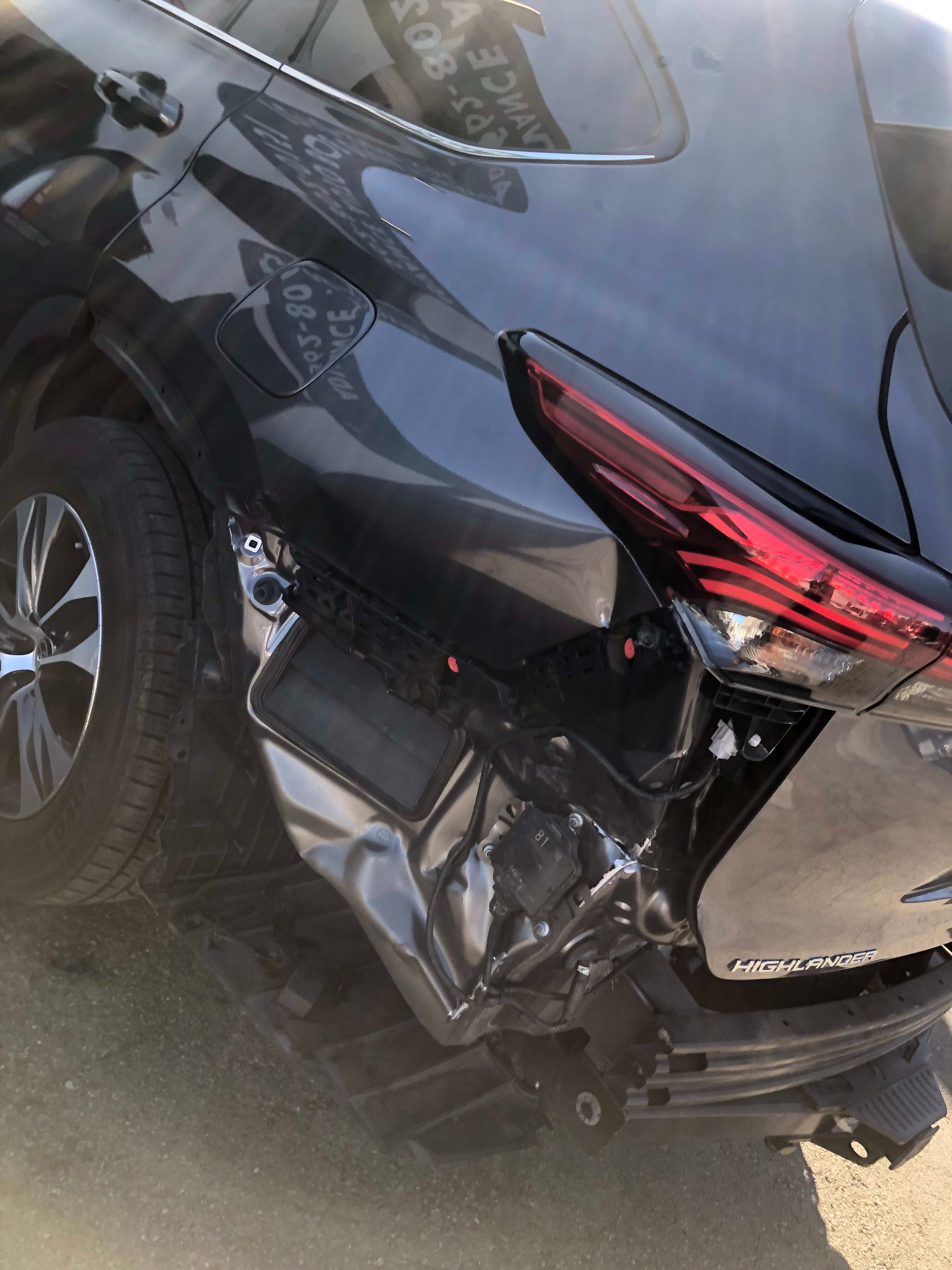 Black Toyota - Repair Progress