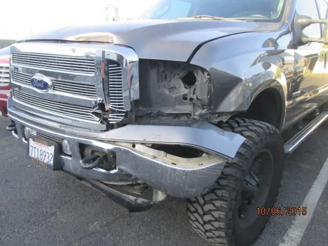 Ford F-250 Front End Repair - Before